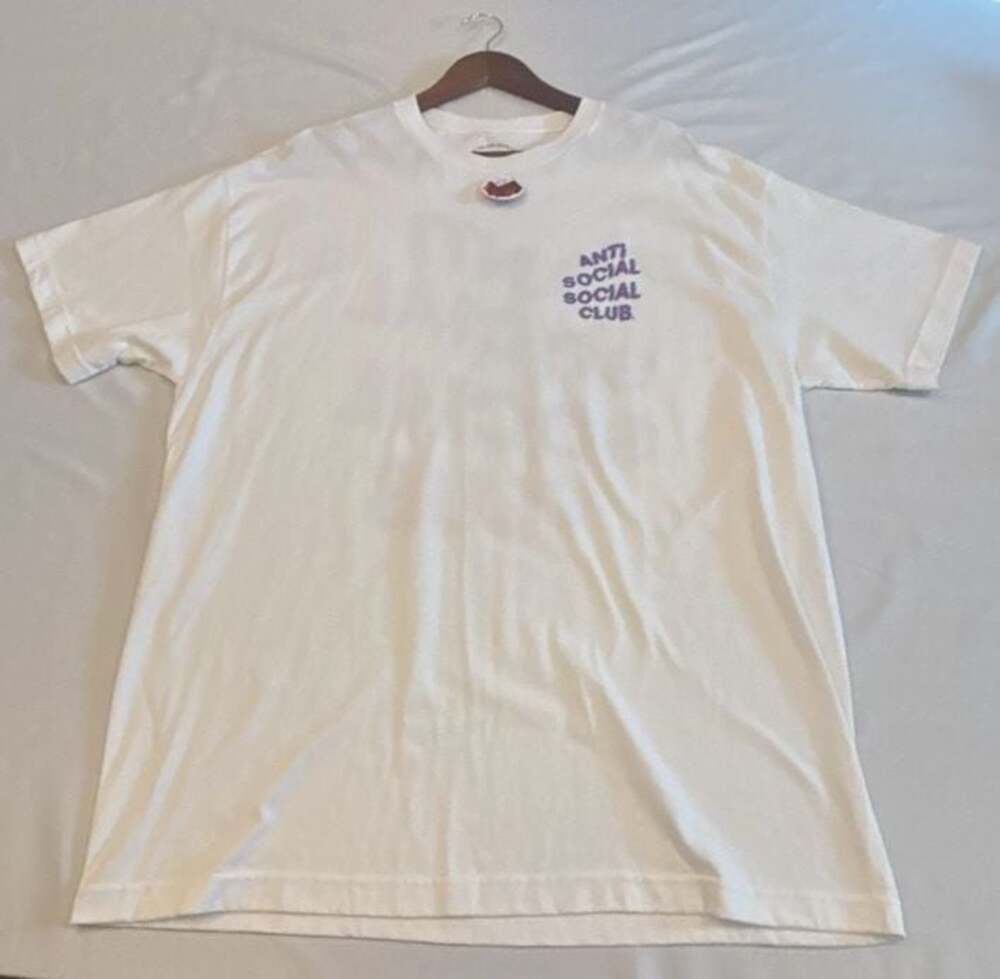 Anti Social Social Club Maniac Tee White Size XL